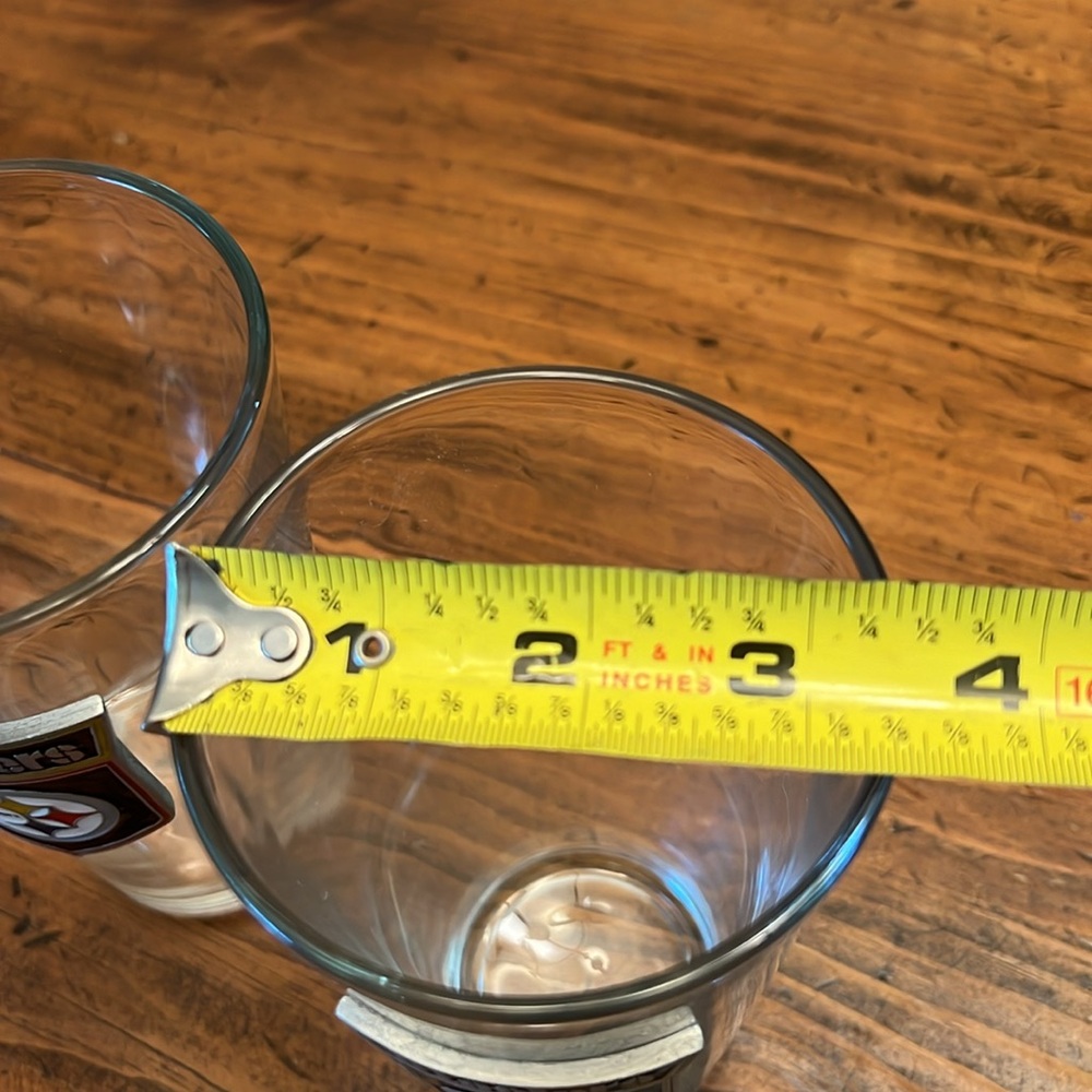 Steelers Set of 4 Pint Glasses - Picture 4 of 5